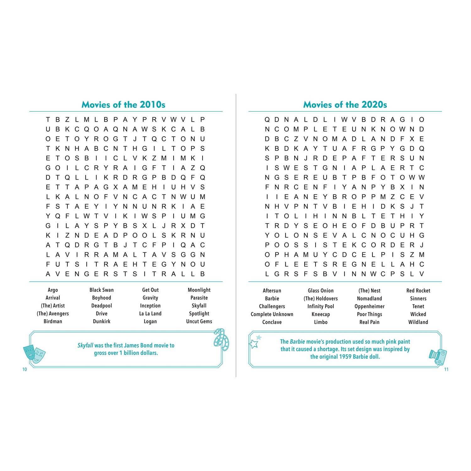 PTR Through the Decades Large Print Word Search