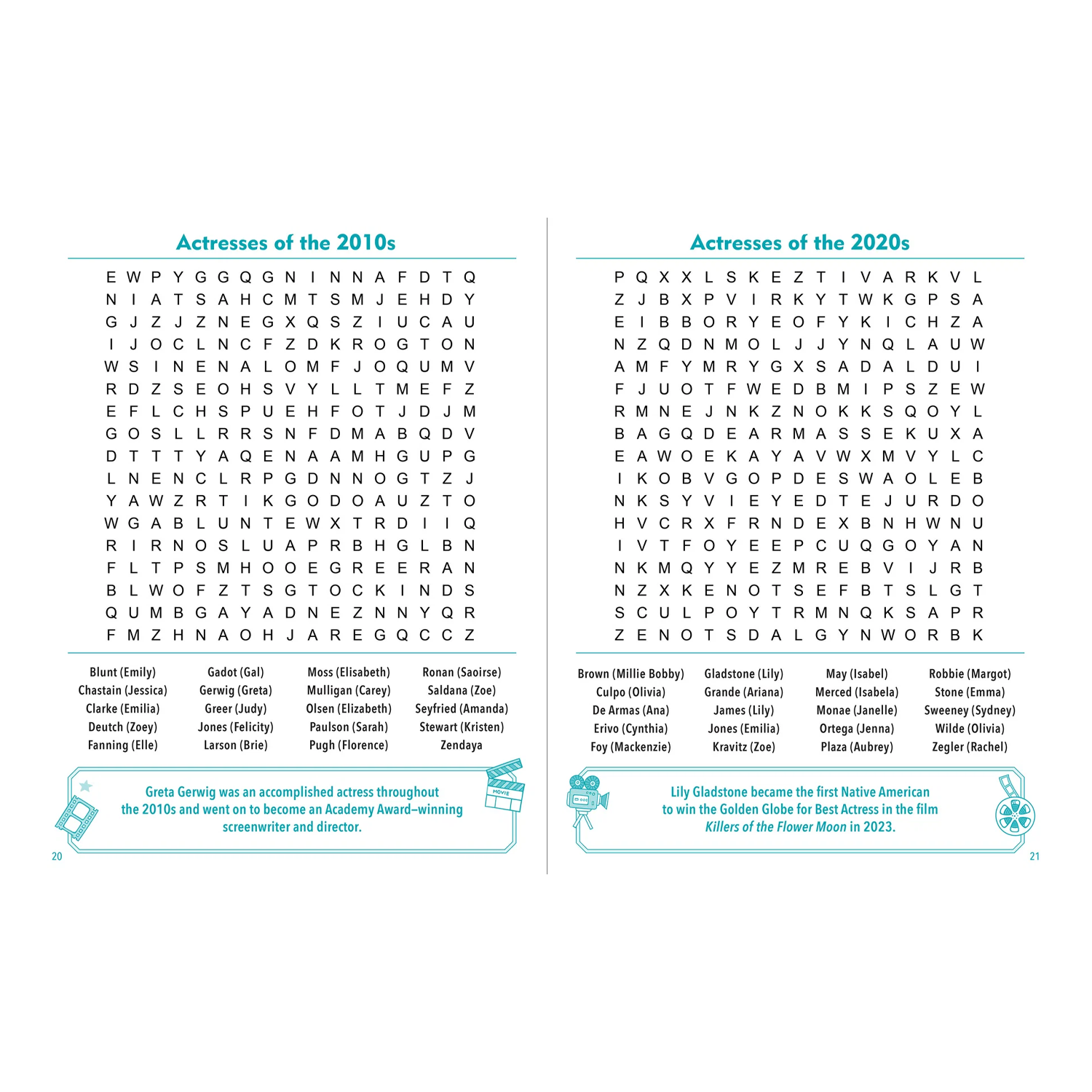 PTR Through the Decades Large Print Word Search