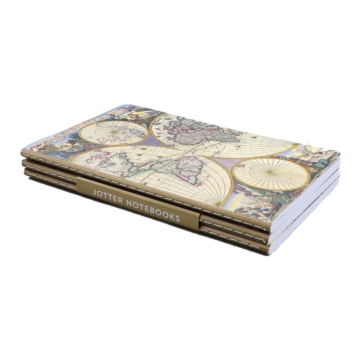 PTR Jotter Mini Notebooks: Old World (Set of Three)