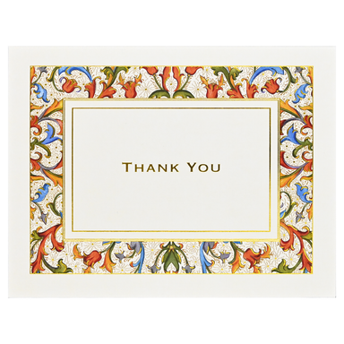 PTR Florentine Arabesque Premium Note Cards