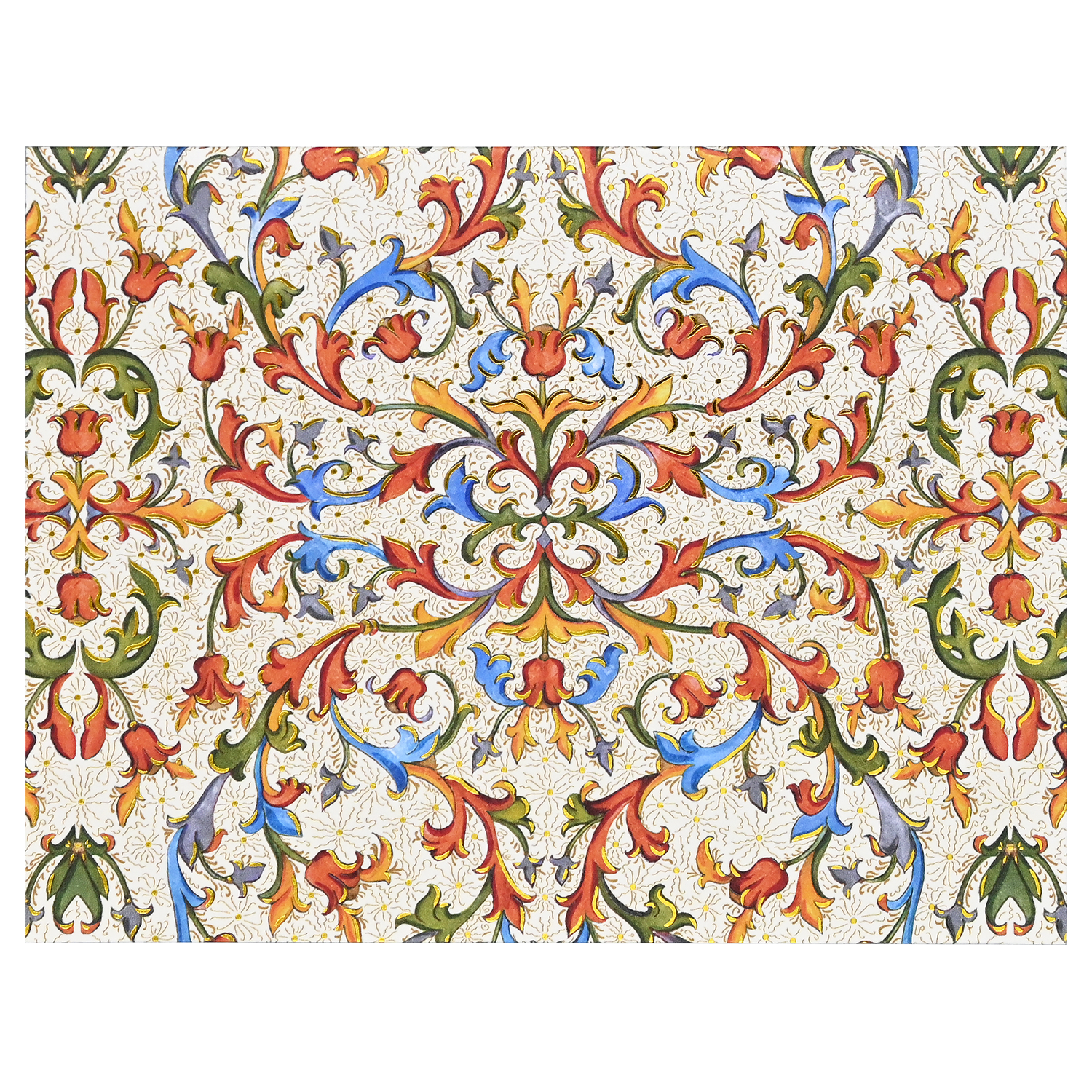 PTR Florentine Arabesque Premium Note Cards