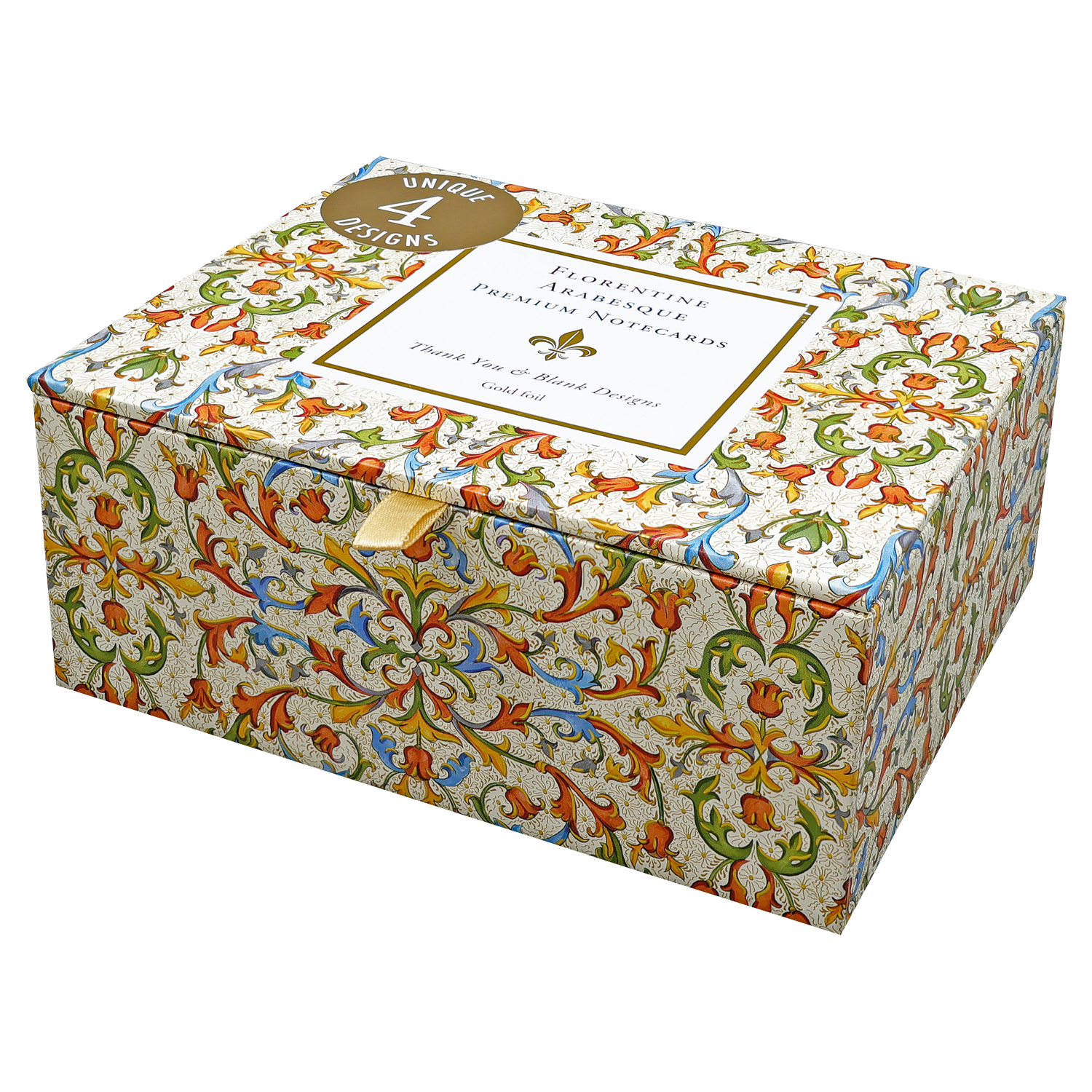 PTR Florentine Arabesque Premium Note Cards