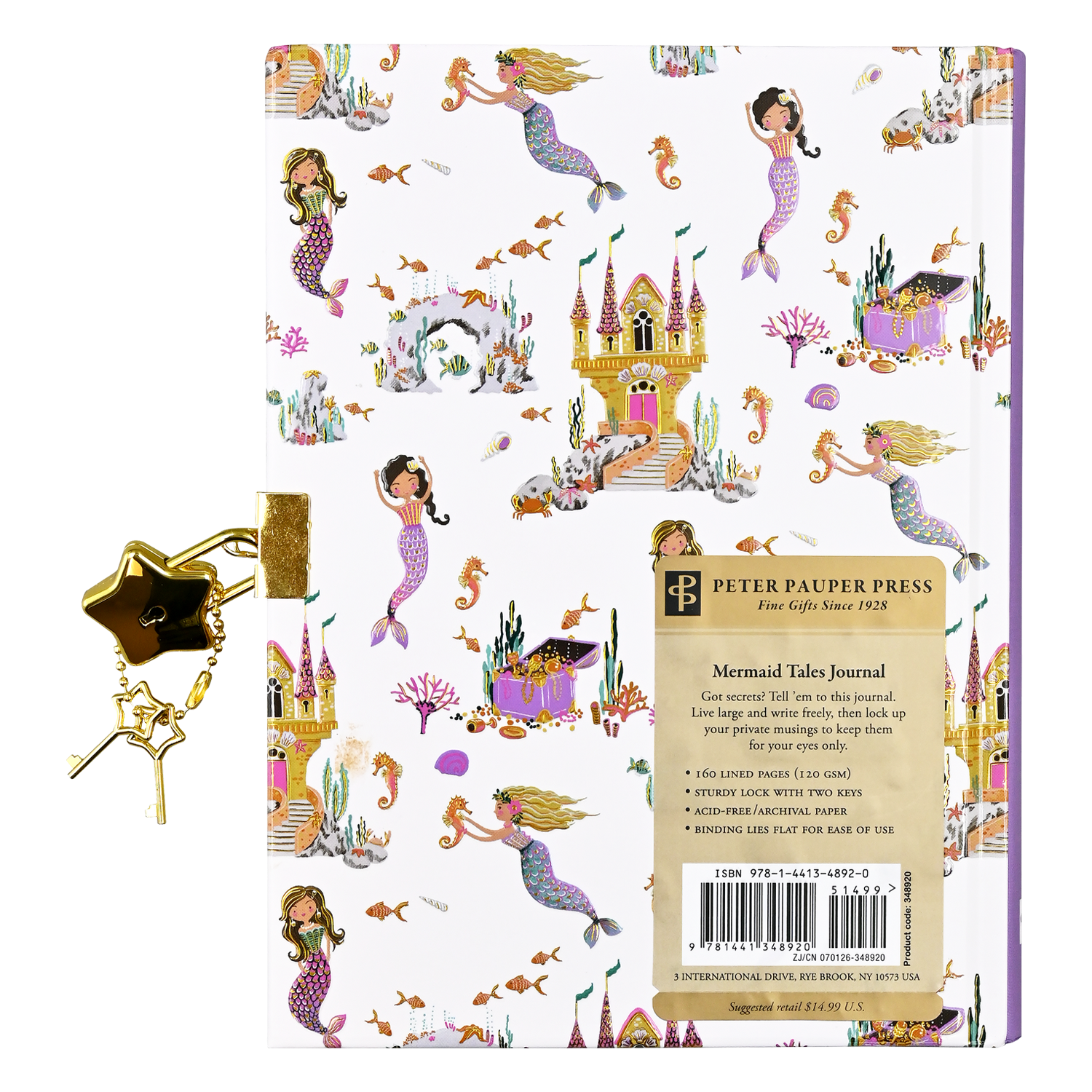 PTR Mermaid Tales Locking Journal