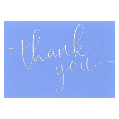 PTR Periwinkle Thank You Notes