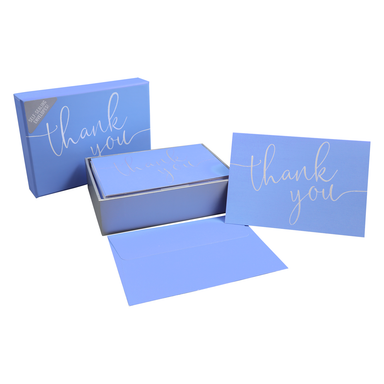 PTR Periwinkle Thank You Notes
