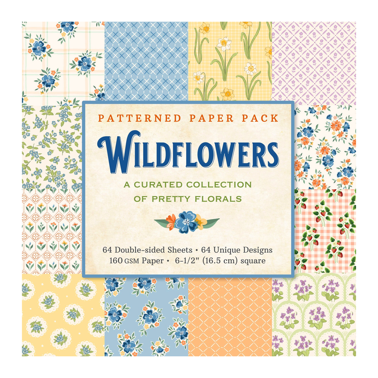 PTR Patterned Paper Pack - Wildflowers