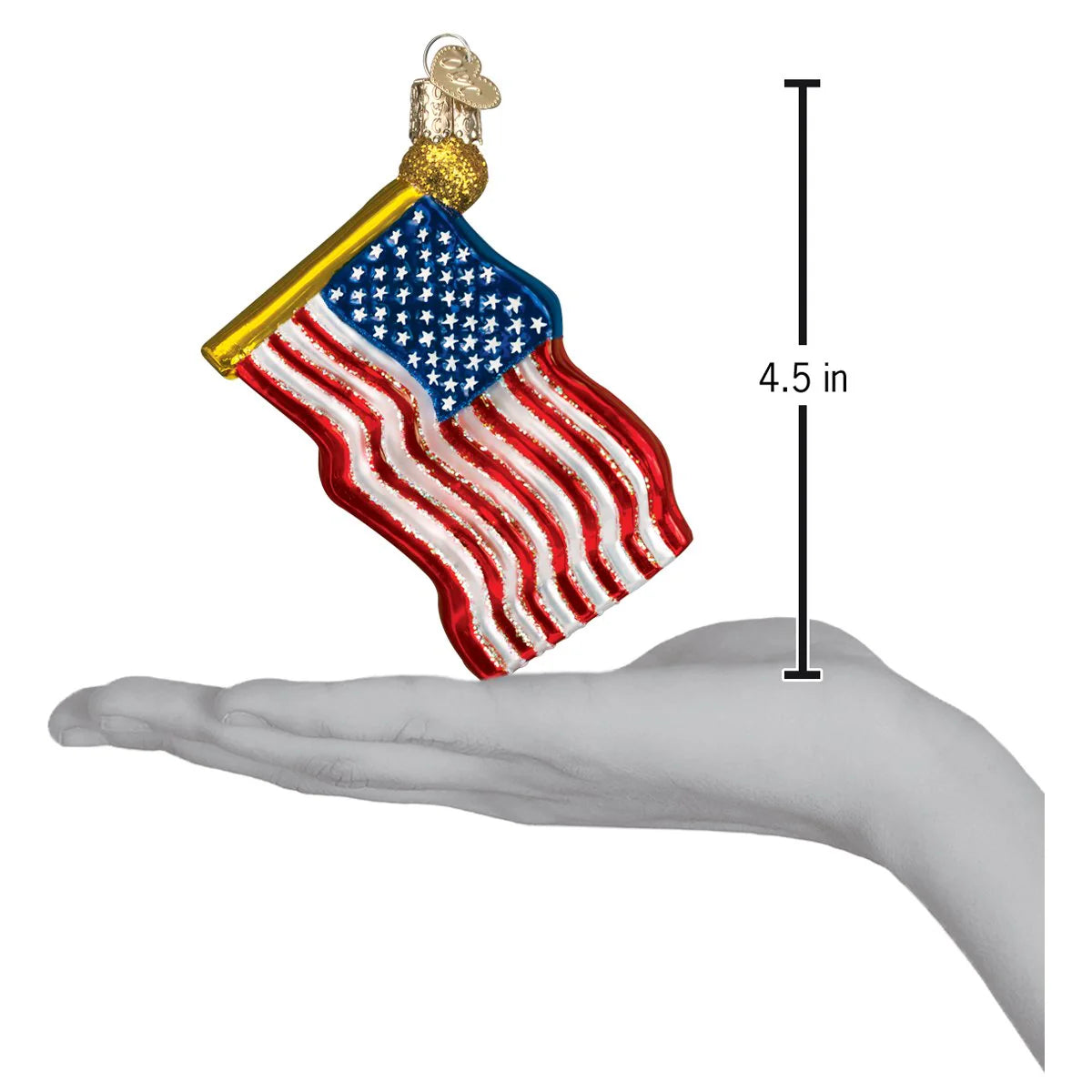 Old World Christmas Star-Spangled Banner Ornament
