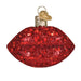 Old World Christmas Jeweled Lips Ornament
