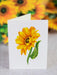 Sunflowers Pop Up Flower Bouquet Greeting Card    
