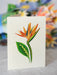Tropical Blooms Pop Up Flower Bouquet Greeting Card    