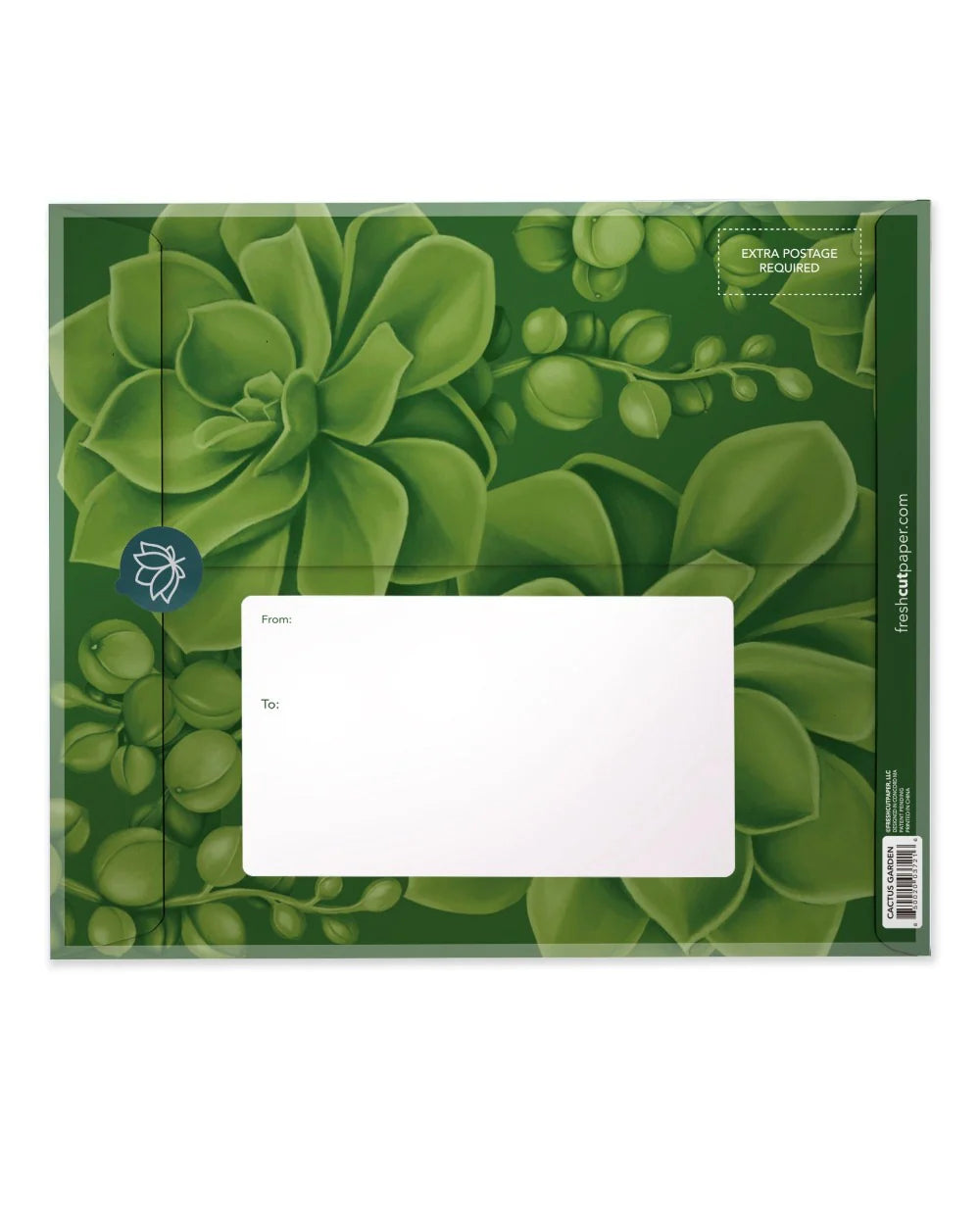 Cactus Garden Pop Up Flower Bouquet Greeting Card    