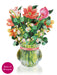 Dear Dahlia Pop Up Flower Bouquet Greeting Card    