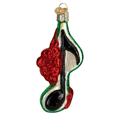 Old World Christmas Musical Note with Bow Ornament    