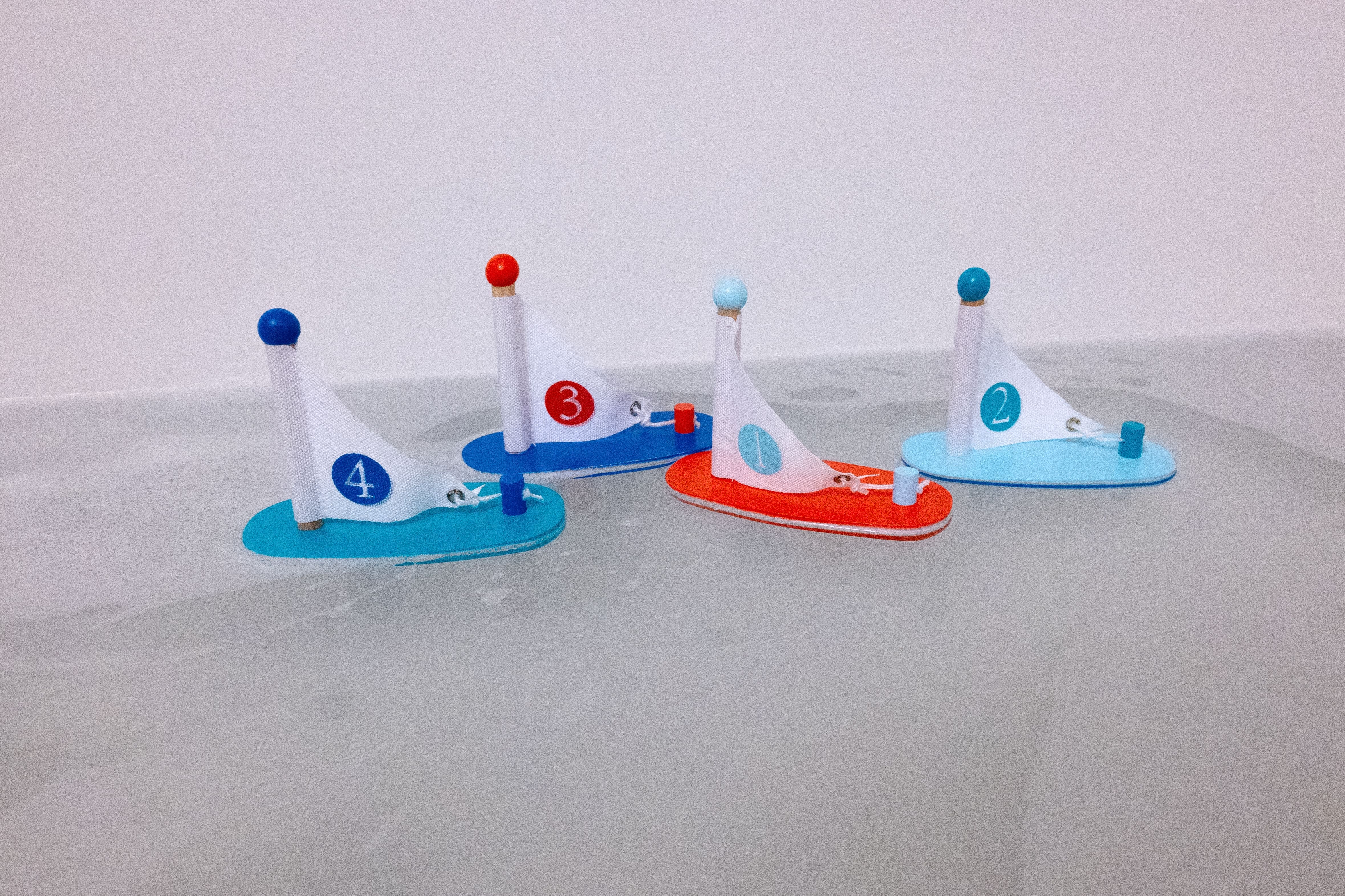 Jack Rabbit Wooden Sailboat (Single) - Random Color