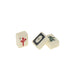 Traditional Chinese Mahjong Set Travel Size Red
