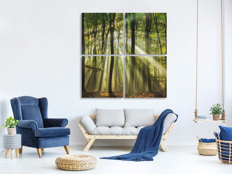 4-piece-canvas-print-sunny-start-to-the-day