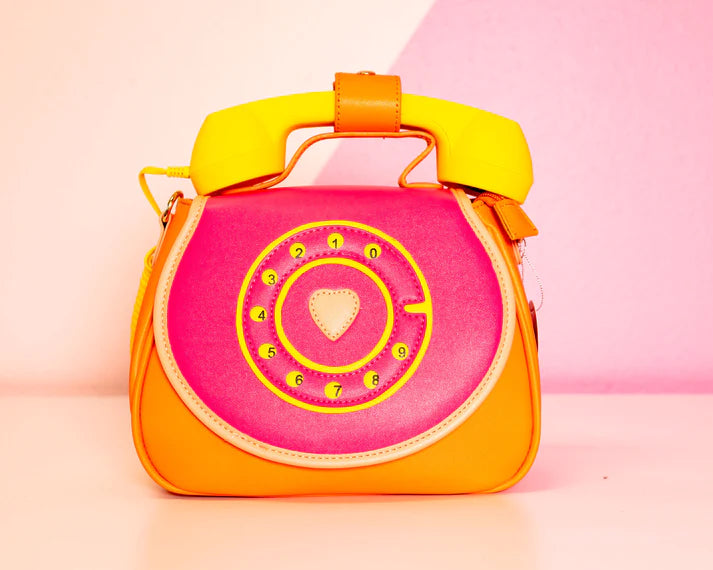 Ring Ring Phone Convertible Handbag - Fruity Fresh Pink    