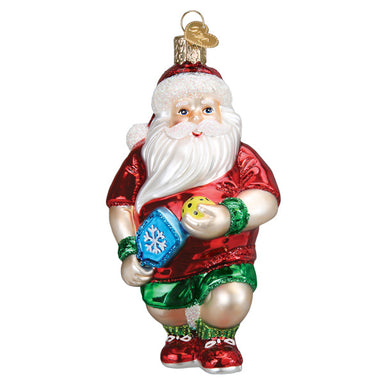 Old World Christmas Pickleball Santa Ornament    