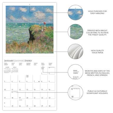 Monet 2027 Mini Wall Calendar
