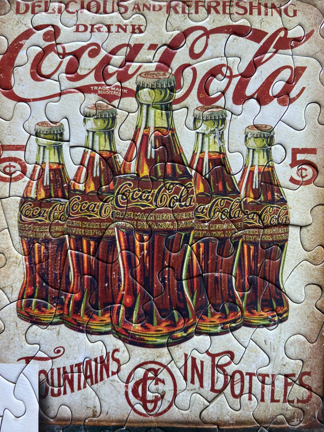 Coca-Cola Tin Signs 1000 Piece Puzzle in Collectors Tin