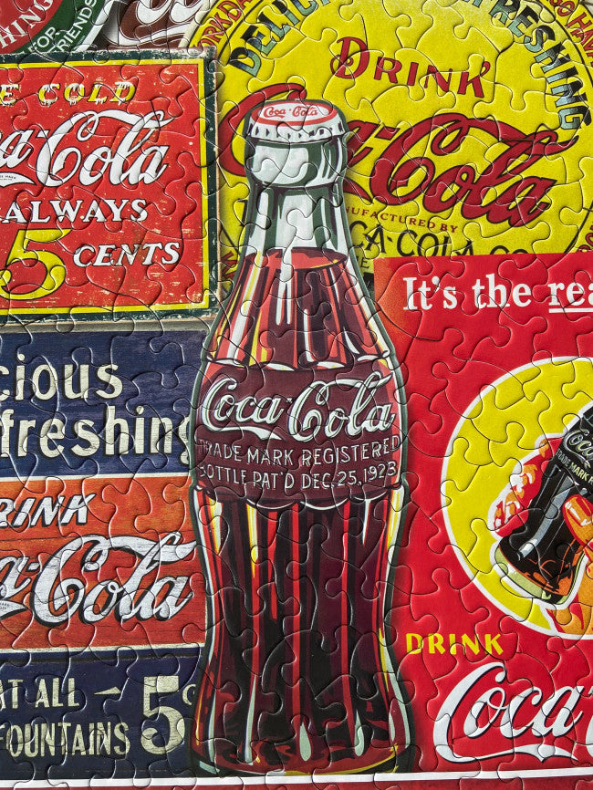 Coca-Cola Tin Signs 1000 Piece Puzzle in Collectors Tin