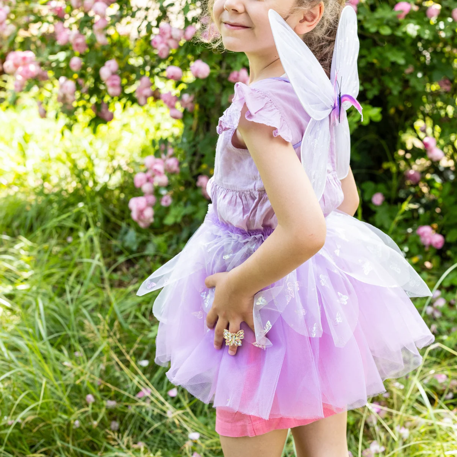 CE Purple Flutter Butterfly Skirt & Wings - Size 4-6