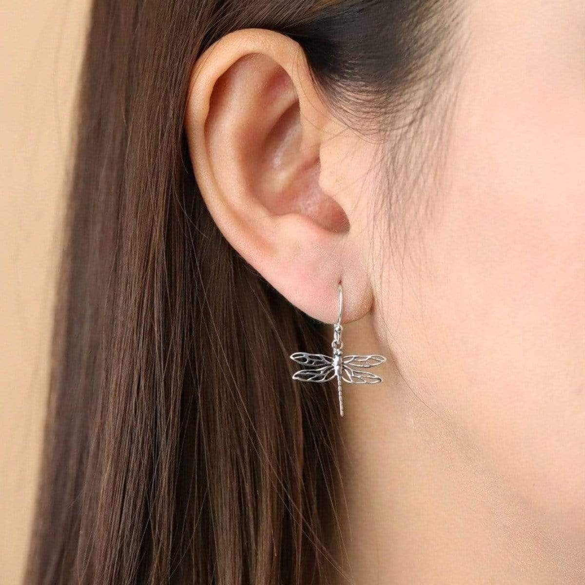 Boma Sterling Silver Dragonfly Earrings