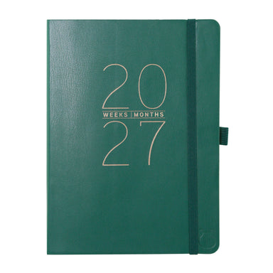 Apollo Collection 6"x8" Green 2027 Engagement Calendar