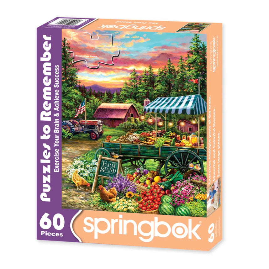 The Fruit Stand 60 Piece Puzzle To Remember