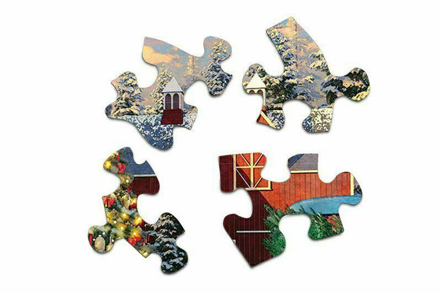 Red Barn Tree Farm 1000 Piece Puzzle