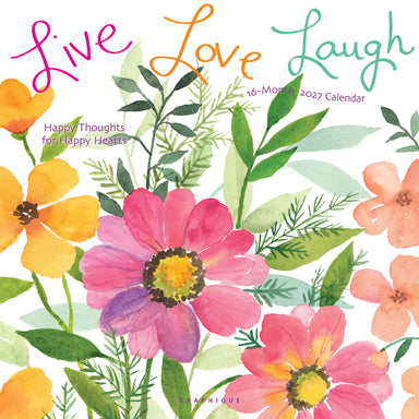 Live, Love, Laugh 2027 Wall Calendar