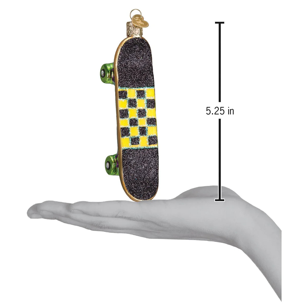Old World Christmas Skateboard Ornament