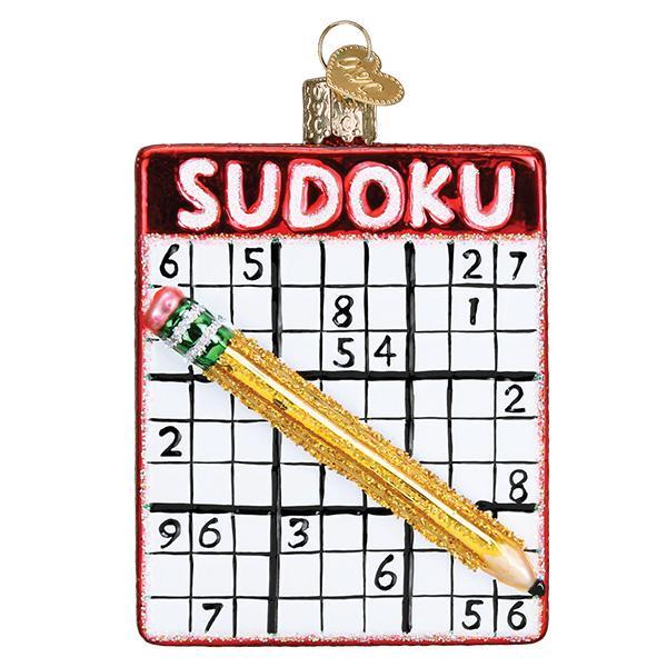Old World Christmas Sudoku Ornament    
