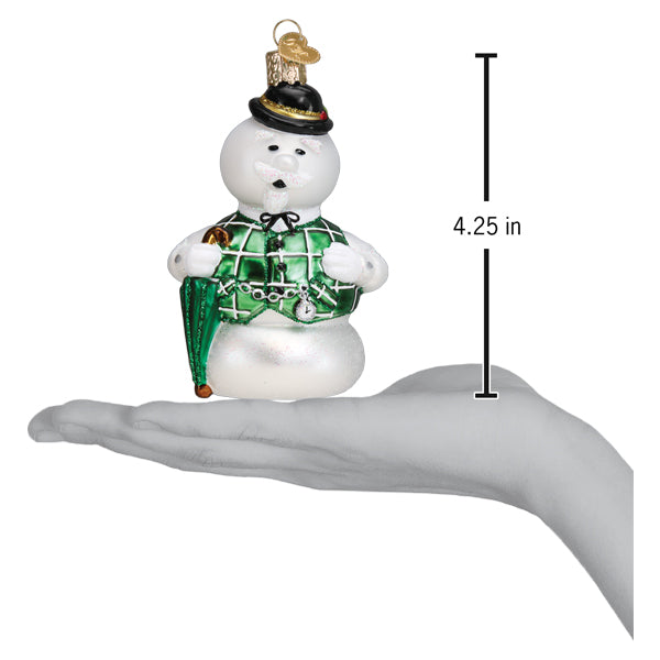 Old World Christmas Rudolph The Red Nosed Reindeer Sam The Snowman™ Ornament    