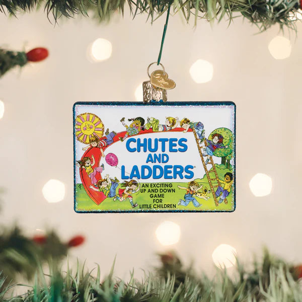 Old World Christmas Chutes And Ladders Ornament