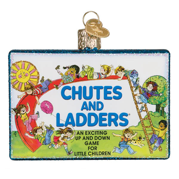 Old World Christmas Chutes And Ladders Ornament