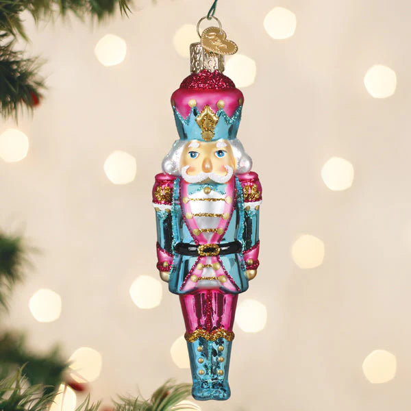 Old World Christmas Pastel Nutcracker Ornament