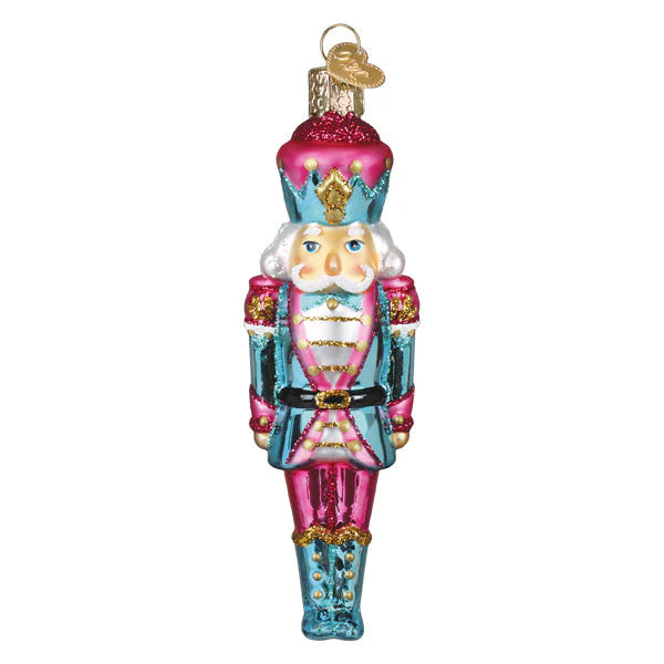 Old World Christmas Pastel Nutcracker Ornament