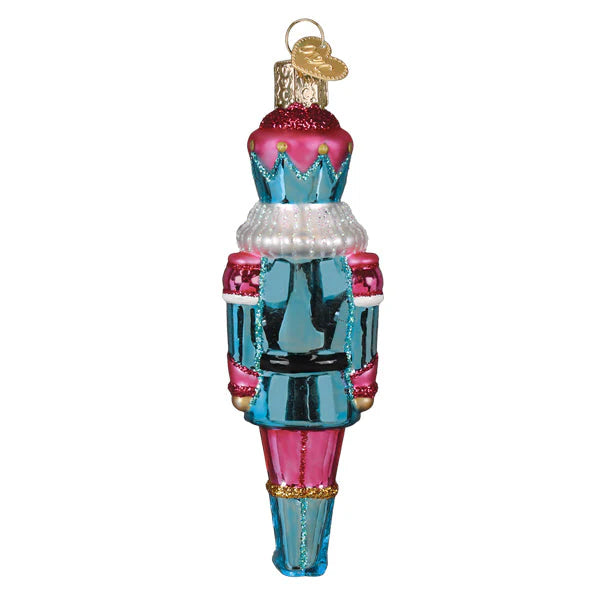 Old World Christmas Pastel Nutcracker Ornament