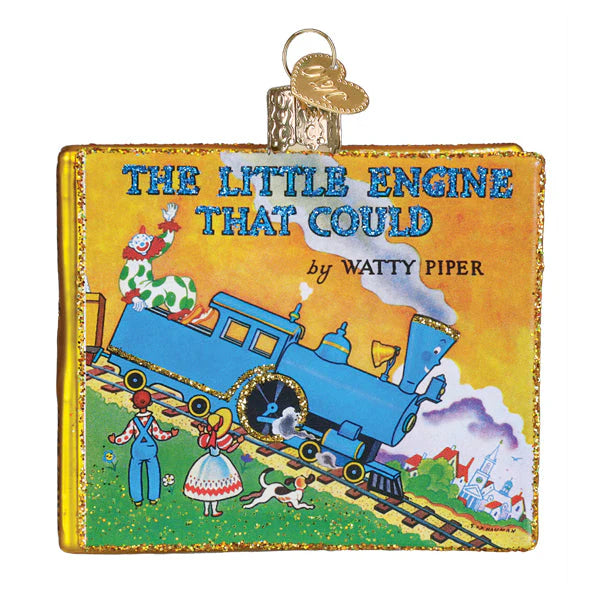 Old World Christmas The Little Engine That Could Book Ornament