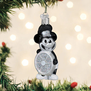 Old World Christmas Disney Steamboat Willie Skipper Ornament