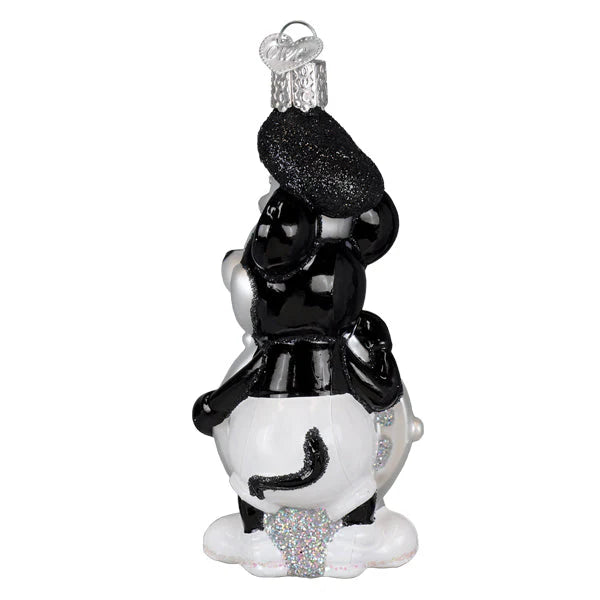 Old World Christmas Disney Steamboat Willie Skipper Ornament