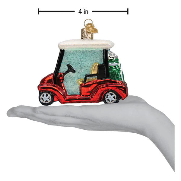 Old World Christmas Golf Cart Ornament