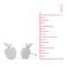 Boma Silver Crisp Apple Earring Studs