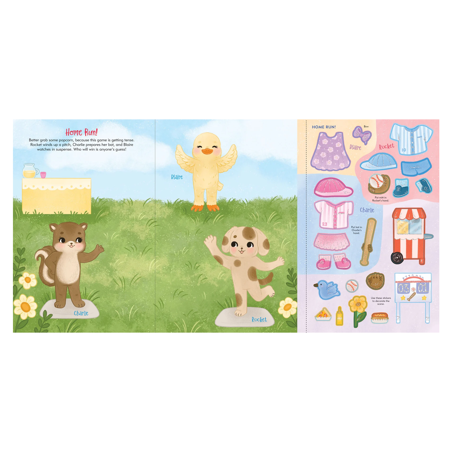 PTR Animals Sticker Doll Dress-Up Book