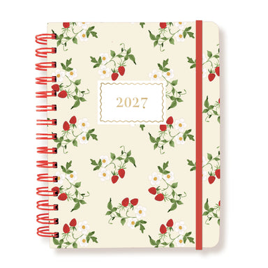 Strawberries 2027 Spiral-Bound Engagement Calendar