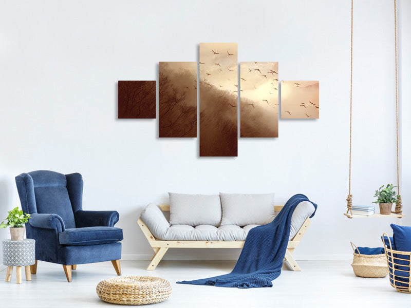 5-piece-canvas-print-departure