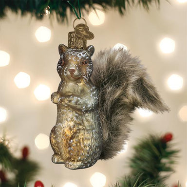 Old World Christmas Vintage Woodland Squirrel Ornament    