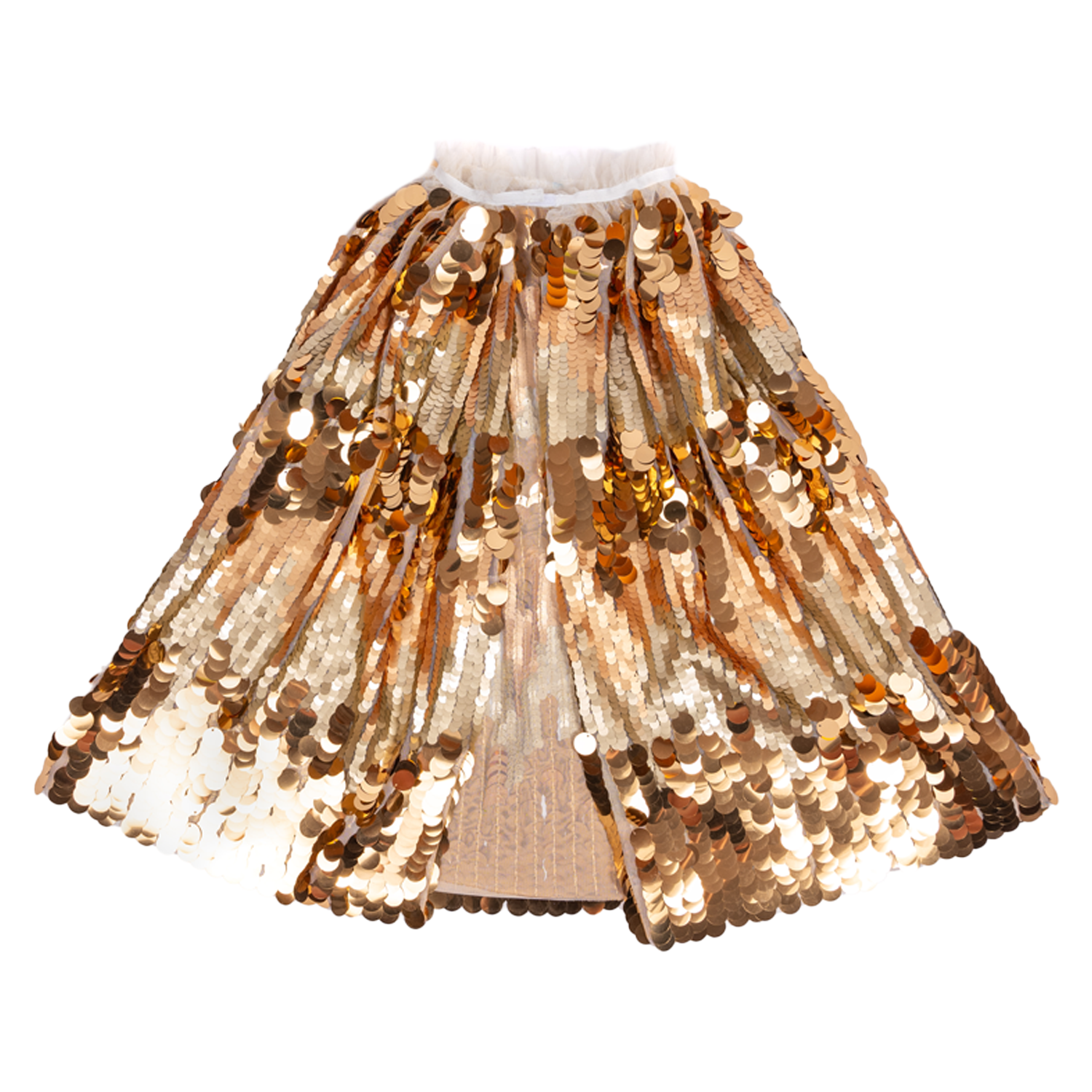 CE The 5th Avenue Paillette Cape Gold- Size 4-6