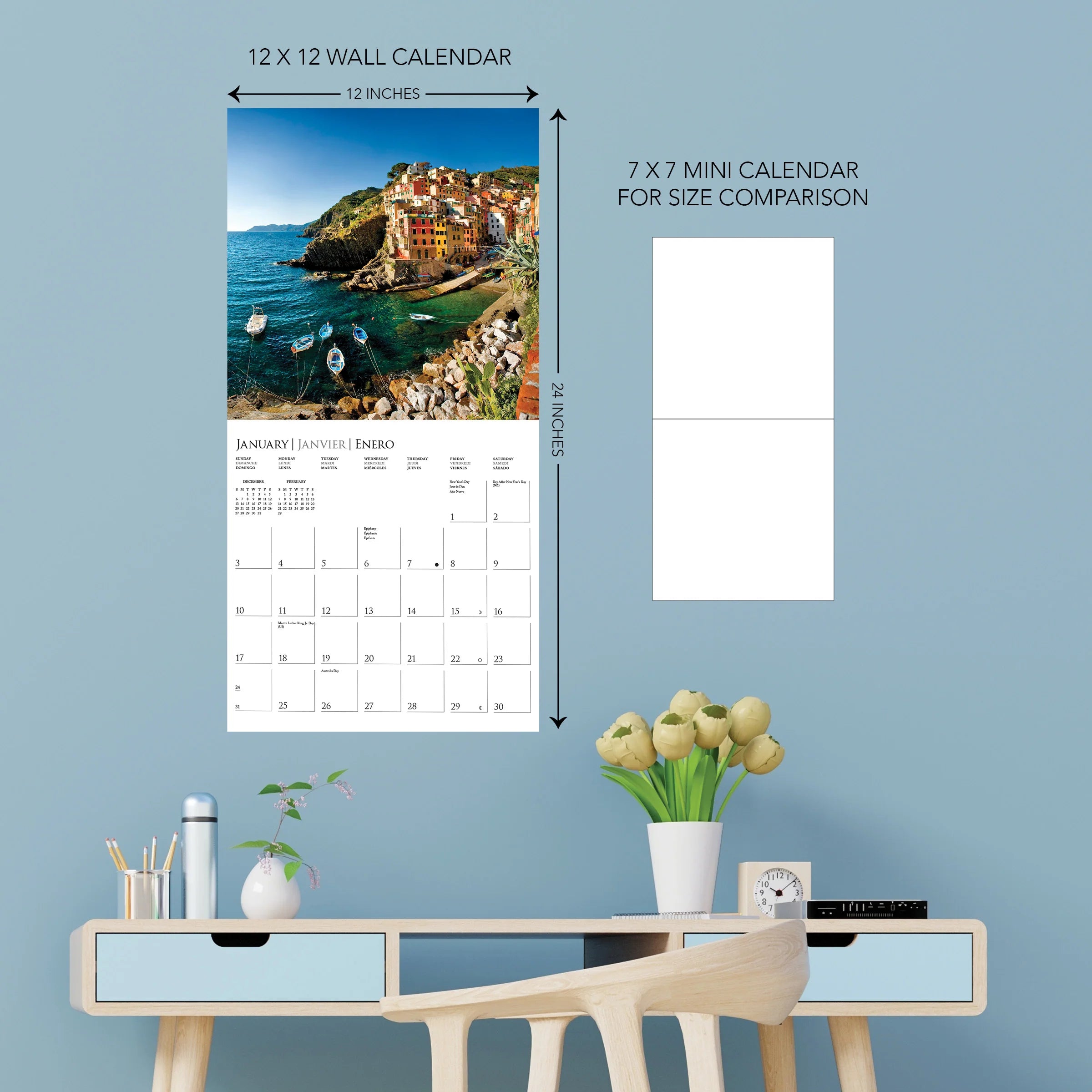 GRPH Italia 2027 Wall Calendar